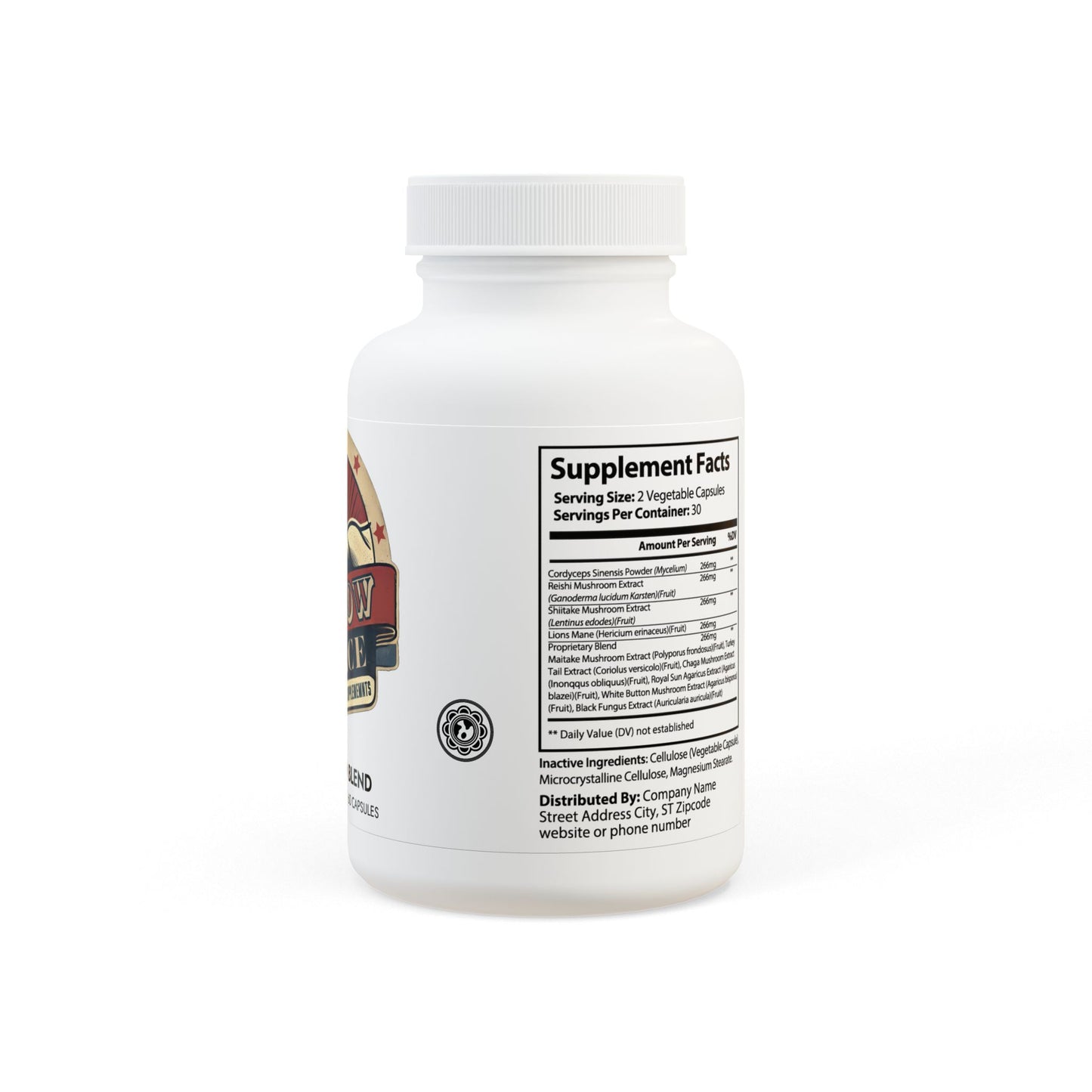 Mushroom Blend Supplement (60 Capsules)