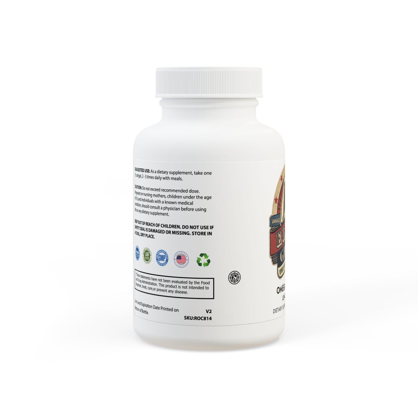 Omega 3 Fish Oil Supplement (60 Softgels)